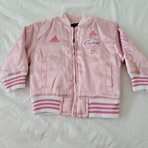 Adidas Pink University of FL UF Gators Toddler Zip Up Jacket Size 18m
